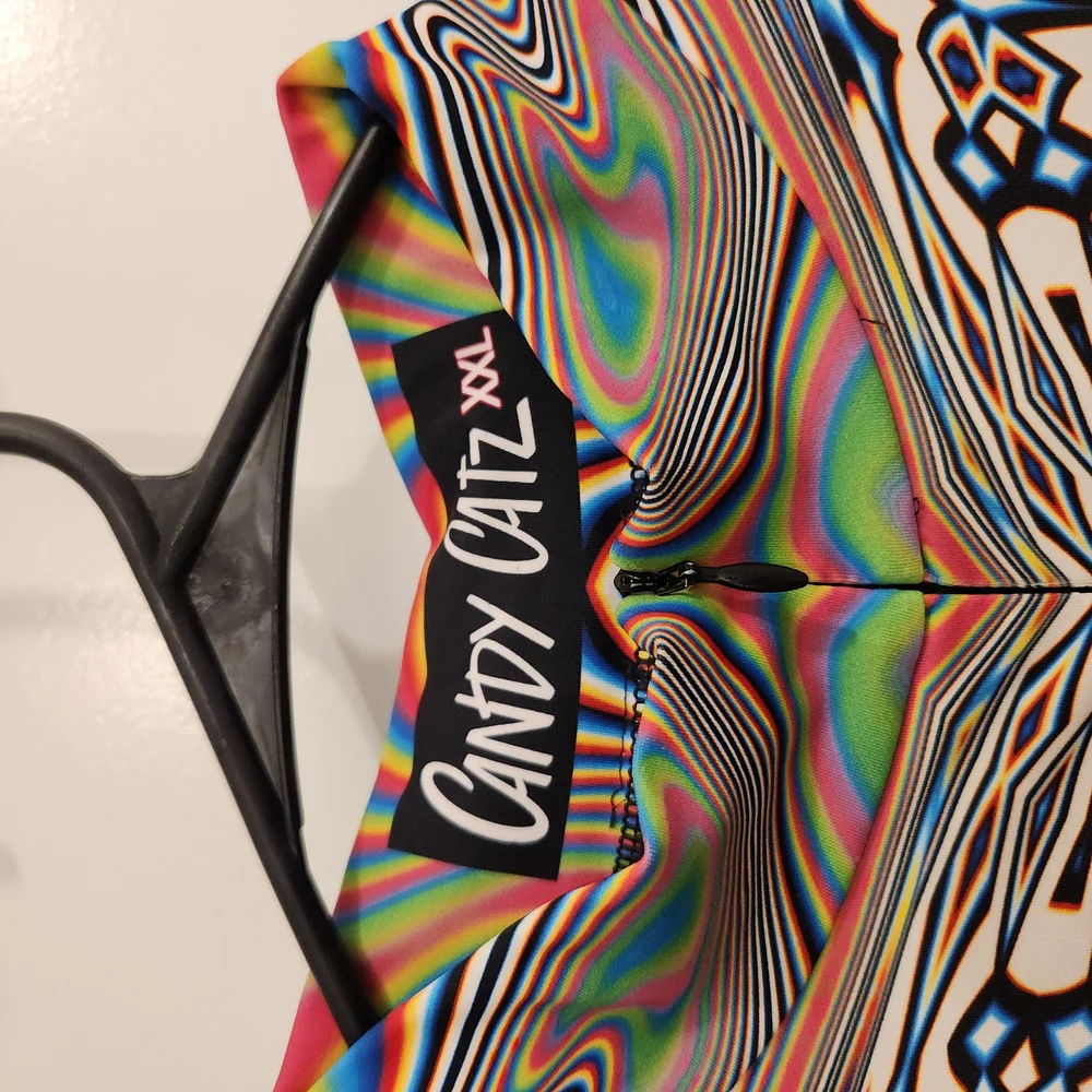 Psychedelic Multicolor Full Body Catsuit Badinka - Picture 4 of 5